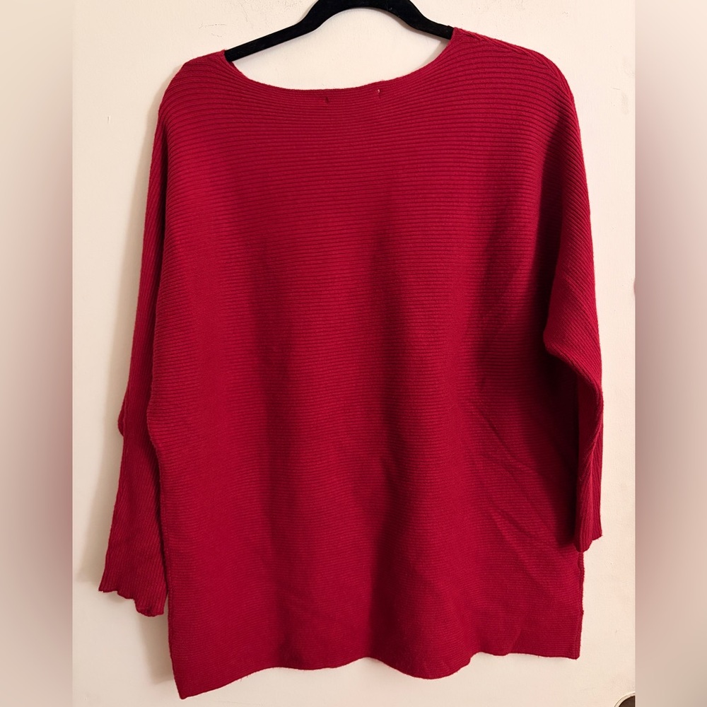 Mango Basic Women’s Batwing- Sleeve Kit Sweater S… - image 2